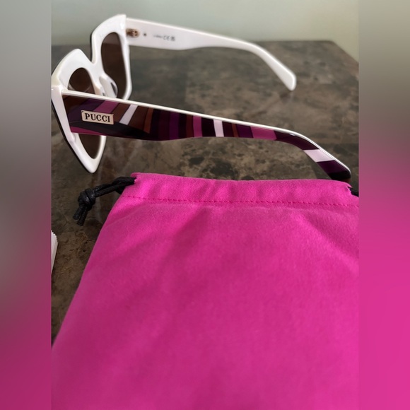Emilio Pucci Sunglasses EP0197 52-20-140 Multicolor W/ Soft Case Cloth New